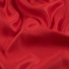 Fiery Red Viscose Batiste with a Woven Off Kilter Chevron Design - Detail | Mood Fabrics
