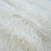 Ivory Mongolian Lamb Fur - Folded | Mood Fabrics