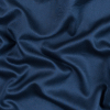 Navy Viscose Batiste with a Woven Off Kilter Chevron Design | Mood Fabrics