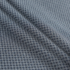 Paloma Geometric Stretch Cotton Woven with True Blue Accents - Folded | Mood Fabrics