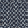 Paloma Geometric Stretch Cotton Woven with True Blue Accents - Detail | Mood Fabrics