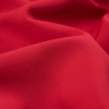 Fiery Red Stretch Polyester Double Cloth - Detail | Mood Fabrics