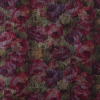 Rose Red Floral Printed Non-Fusible Interfacing | Mood Fabrics