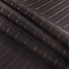 Demitasse Chevron Woven Twill with Metallic Stripes - Folded | Mood Fabrics