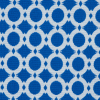 Princess Blue and White Geometric Stretch Cotton Jacquard - Detail | Mood Fabrics