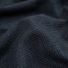 Armani Black and Patriot Blue Wool Tweed - Detail | Mood Fabrics