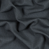 Armani Gunmetal Geometric Wool Woven | Mood Fabrics