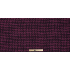 Armani Black and Carmine Checkered Brushed Wool Woven - Full | Mood Fabrics