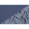 Twilight Purple and Niagara Geometric Double Faced Stretch Polyester Crepe - Full | Mood Fabrics