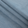 Rag & Bone Blue and White Candy Striped Slubbed Cotton Shirting - Folded | Mood Fabrics