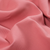 Burnt Coral Polyester Twill - Detail | Mood Fabrics
