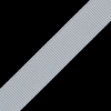 White Grosgrain Ribbon - 0.5 - Detail | Mood Fabrics