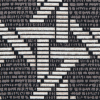 Cobblestone Taupe Geometric Printed Stretch Cotton Sateen - Detail | Mood Fabrics