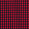 Red and Black Shepherd's Check Cotton Shirting | Mood Fabrics