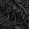 Jay Godfrey Black Double Knit with Crackle Laminate | Mood Fabrics