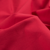 True Red Stretch Polyester Twill - Detail | Mood Fabrics