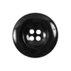 Black 4-Hole Plastic Button - 40L/25mm | Mood Fabrics