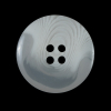 White Translucent Plastic Button - 48L/30.5mm - Detail | Mood Fabrics