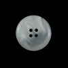 White Translucent Domed Plastic Button - 36L/23mm - Detail | Mood Fabrics