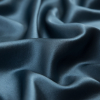 Denim Blue Silk Charmeuse - Detail | Mood Fabrics