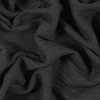 Black Stretch Tubular Rib Knit | Mood Fabrics