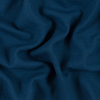 Majolica Blue Creped Wool Double Cloth | Mood Fabrics