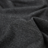 Black and Gray Herringbone Heavy Suiting - Detail | Mood Fabrics