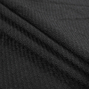 Black Woolen Wool-Like Acrylic Twill - Folded | Mood Fabrics