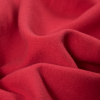 Hibiscus Red Double-Sided Fleece Coating - Detail | Mood Fabrics