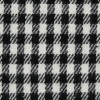 Black and Whisper White Shepherd's Check Wool Blend - Detail | Mood Fabrics