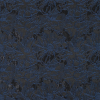 Insignia Blue and Metallic Black Floral Brocade | Mood Fabrics
