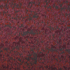 Metallic Tango Red and Black Abstract Brocade - Detail | Mood Fabrics
