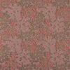Metallic Gold and Rosette Pink Floral Brocade | Mood Fabrics