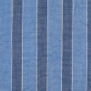 Steven Alan Country Blue Bengal Striped Crinkled Cotton Shirting - Detail | Mood Fabrics