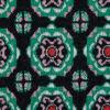 Famous NYC Designer Simply Green Medallion Wool Knit - Detail | Mood Fabrics