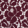 Tawny Port Floral Re-Embroidered Cotton Lace - Detail | Mood Fabrics