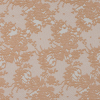 Metallic Butterscotch and White Lacey Floral Brocade | Mood Fabrics