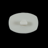 Ivory Iridescent Plastic Button - 40L/25mm - Detail | Mood Fabrics