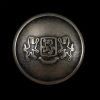 Silver Double Lion Crest Metal Button - 45L/28mm | Mood Fabrics