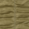 Shadow Green Ruched Polyester Taffeta - Detail | Mood Fabrics