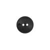 Black Matte 2-Hole Plastic Button - 20L/13mm - Detail | Mood Fabrics