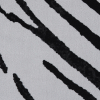 White and Black Zebra Printed Silk Georgette - Detail | Mood Fabrics