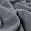 Gray Thick Double-Faced Fleece - Detail | Mood Fabrics
