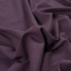 Italian Prune Purple Knit Pique - Detail | Mood Fabrics