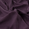 Italian Aubergine Sheer Pique Knit - Detail | Mood Fabrics