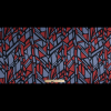 Red and Purple Geometric Printed Silk Chiffon - Full | Mood Fabrics
