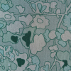 Canton Green Floral Printed Silk Chiffon - Detail | Mood Fabrics
