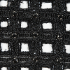 Black Couture Beaded and Rhinestone Lace - Detail | Mood Fabrics