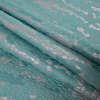 Metallic Silver, Waterfall and Burnished Lilac Reversible Mosaic Brocade - Folded | Mood Fabrics