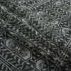 Rifle Green Tribal Printed Silk Chiffon - Folded | Mood Fabrics